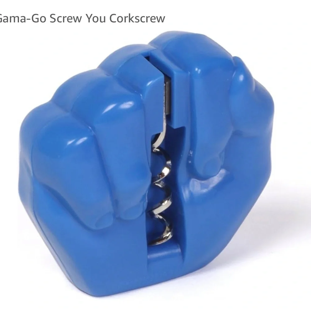 NWT NIB Gama-Go Screw You Corkscrew for wine bottle Dishwasher safe ideal gift - Picture 3 of 4